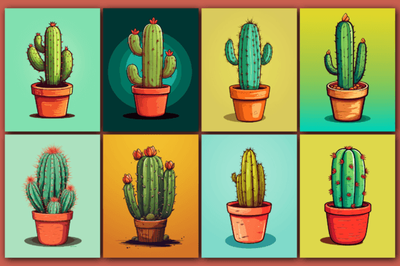 200 Cactus Coloring Pages for Adults: A Creative, Calming, and Print-Ready Digital Escape