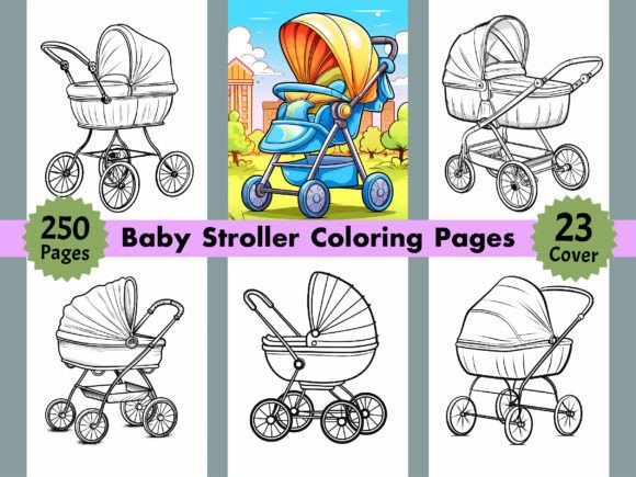 250 Baby Stroller Coloring Page for Kids: A Strategic Creative Asset for Modern Content Creators