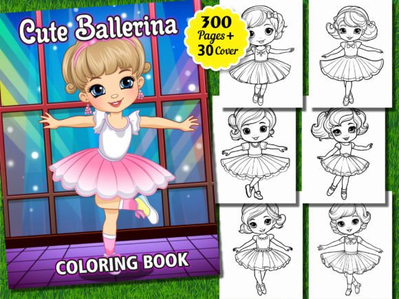 300 Cute Ballerina Coloring Pages Kids