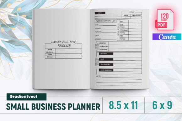 KDP Small Business Planner Canva
