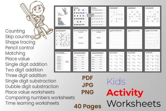 Math Activity Worksheets for Kids Part-1: Practical, Print-Ready Learning You Can Use Today