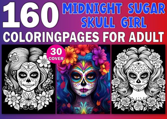 Midnight Sugar Skull Girl Coloring Pages: A Creative Resource for Artists, Educators, and Entrepreneurs