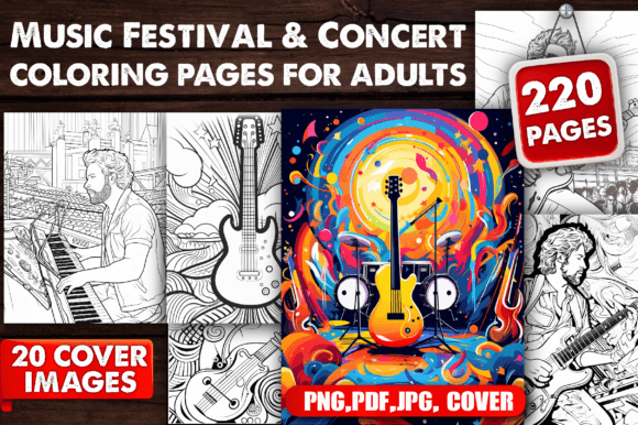 Music Festival Concert Coloring Pages