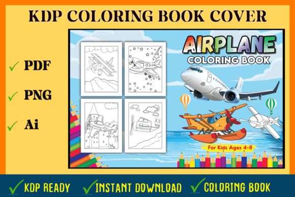 Why This Airplane Coloring Book for Kids Ages 4–8 Is a Smart Choice for KDP Publishers